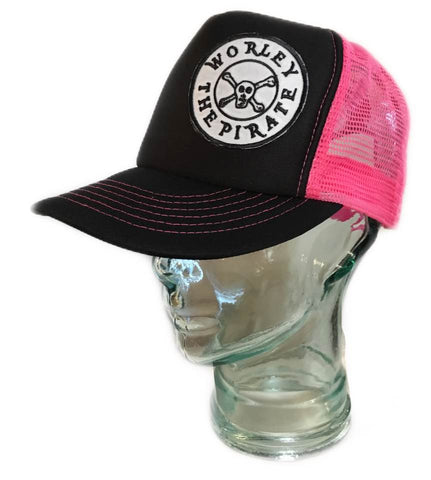 Black & Pink Logo Hat